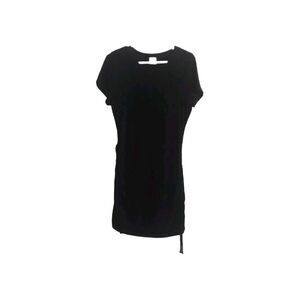 Victoria’s Secret PINK Ruched Side Dress Black Size Large